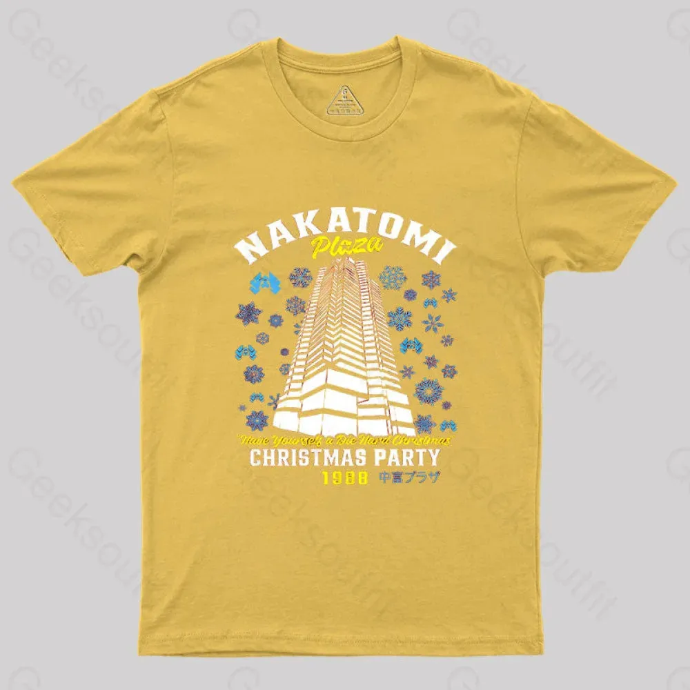 Christmas Nakatomi Building Die Hard Geek T-Shirt - Image 8