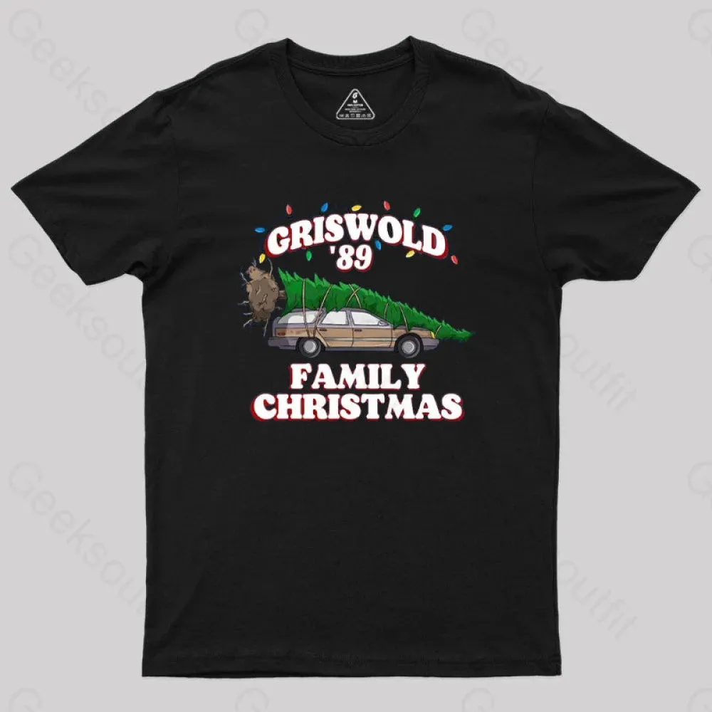 Alternative view of Christmas Vacation National Lampoons Geek T-Shirt