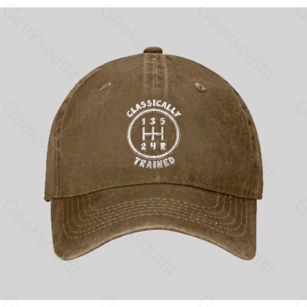 Classically Trained Washed Vintage Baseball Cap - Image 5