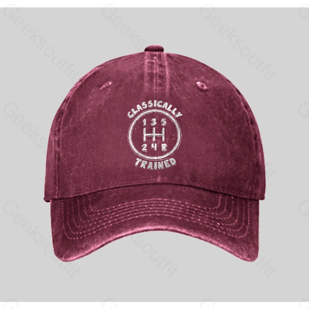 Classically Trained Washed Vintage Baseball Cap - Image 3