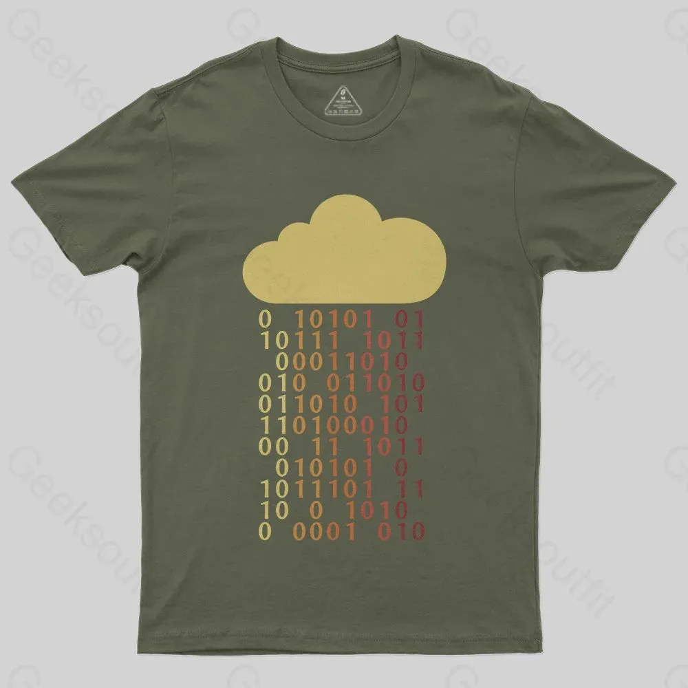 Cloud Bit Sysadmin Coding Retro T-Shirt - Image 4