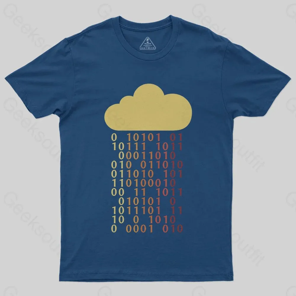 Cloud Bit Sysadmin Coding Retro T-Shirt - Image 3