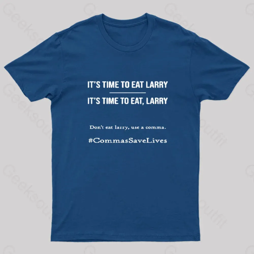 Alternative view of Commas Save Lives T-Shirt