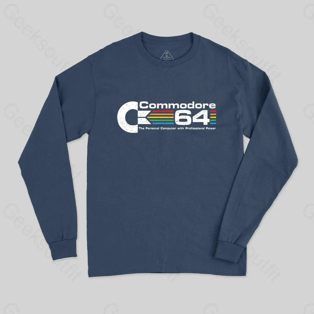 Commodore 64 Nerd Long Sleeve T-Shirt - Image 2