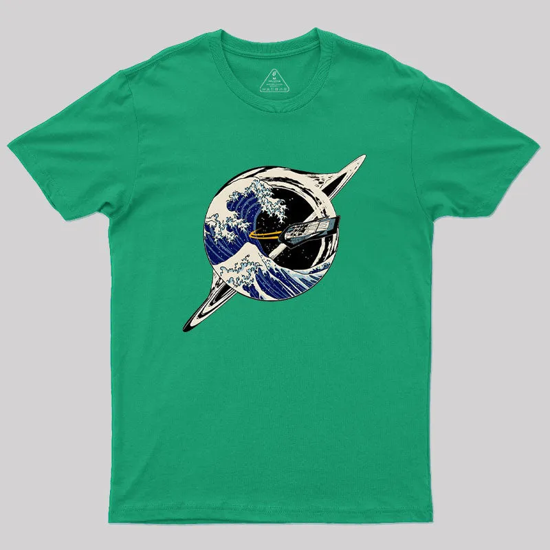 Interstellar Kanagawa Wave Geek T-Shirt - Image 9