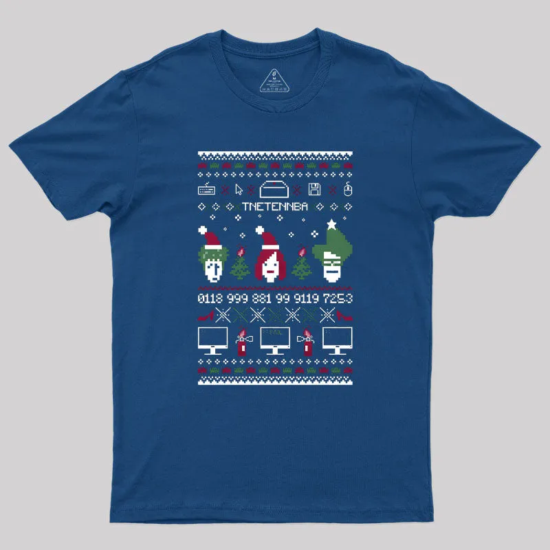 Alternative view of The Xmas Crowd Geek T-Shirt