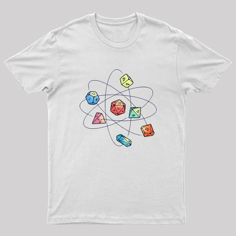 Dice Atom Geek T-Shirt - Image 10