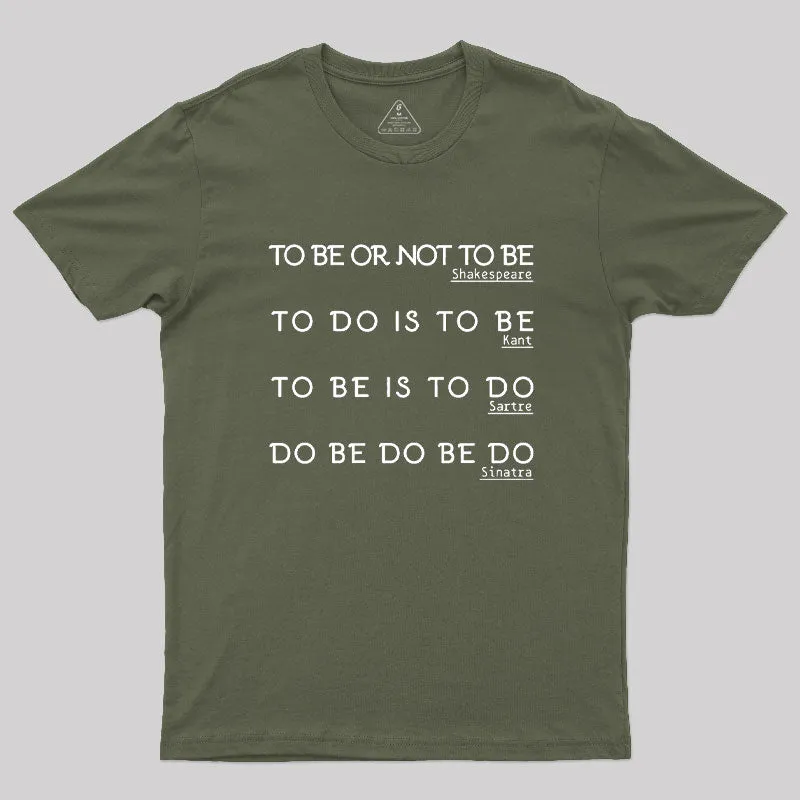Philosophical lyric Poetic Sinatra Classic Geek T-Shirt - Image 3