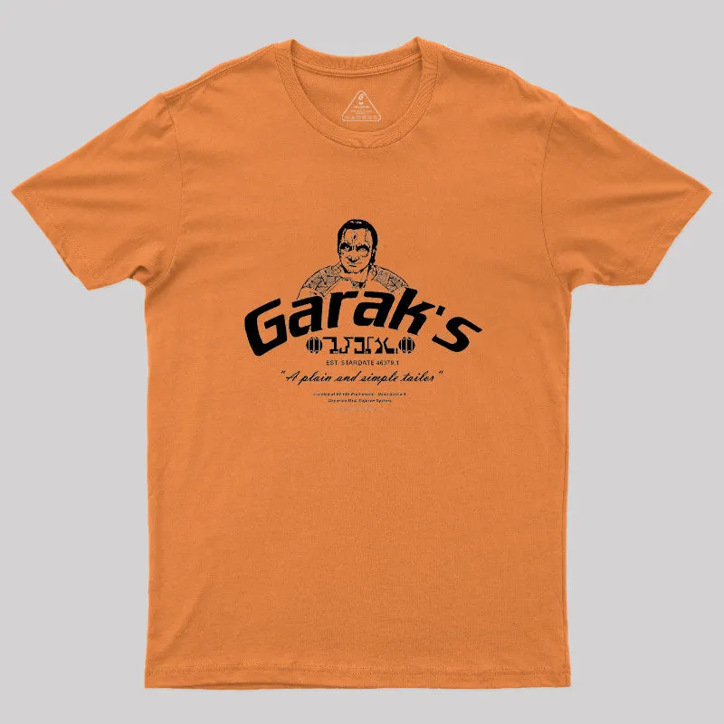 Deep Space Nine Garak's 'A plain and simple tailor' Geek T-Shirt - Image 3