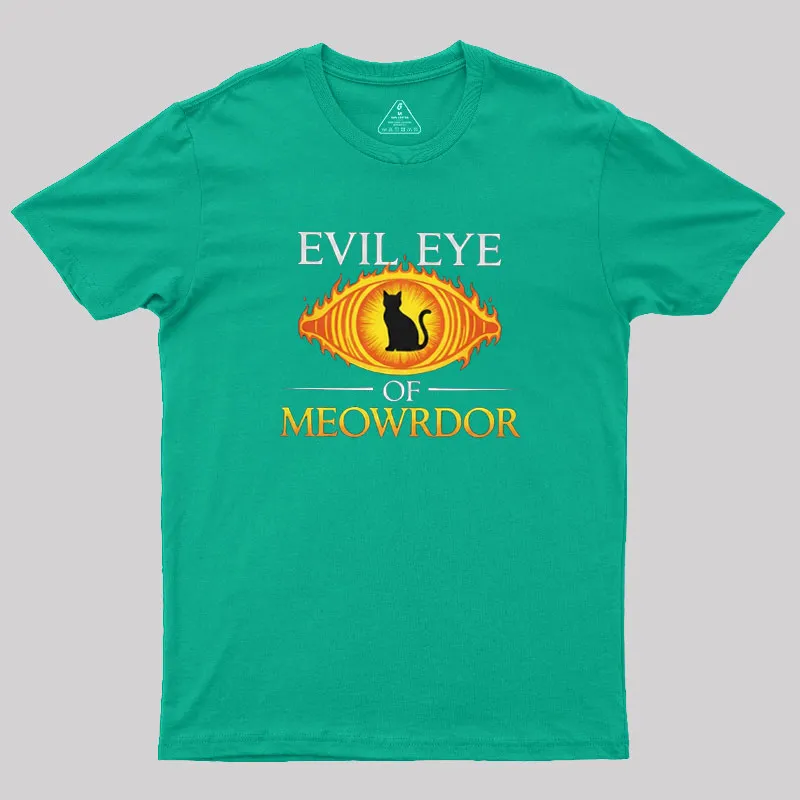 Evil Eye Of Meowrdor Geek T-Shirt - Image 10