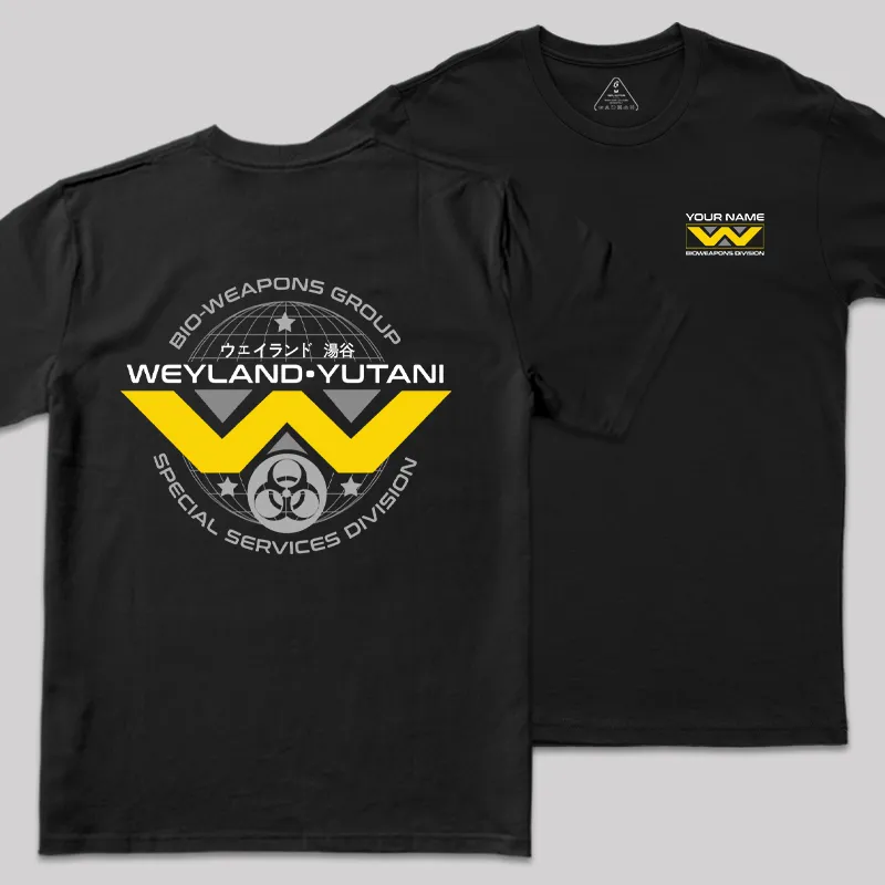 Personalized Weyland Yutani Scifi Geek T-Shirt