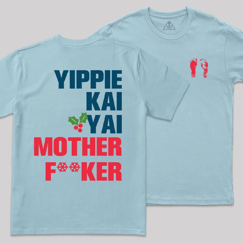 Yippie Kai-Yay Front and Back Printed Geek T-Shirt - Image 3
