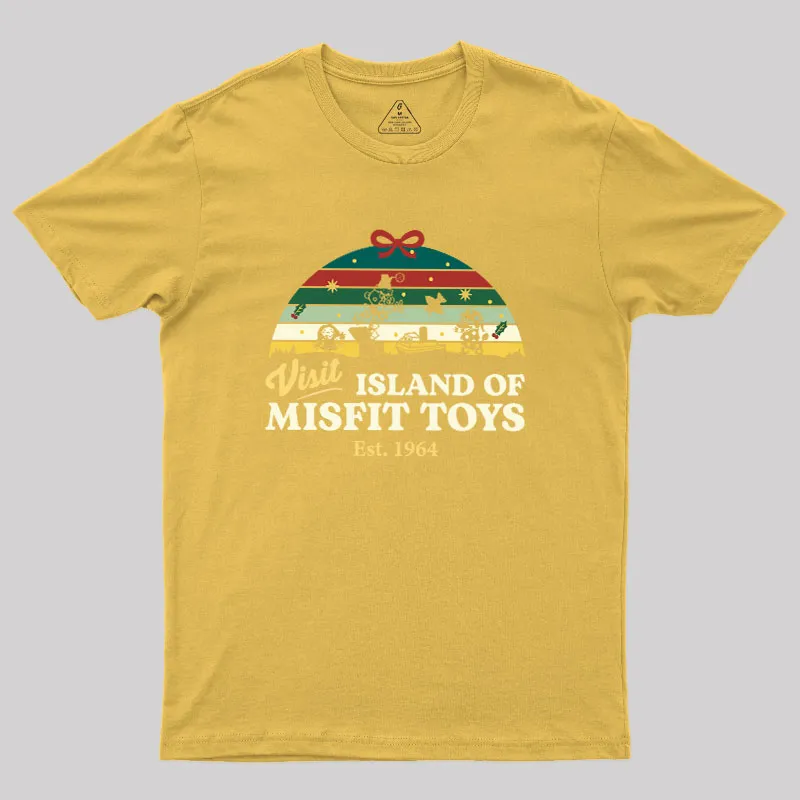 Visit Island of Misfit Toys Geek T-Shirt - Image 8