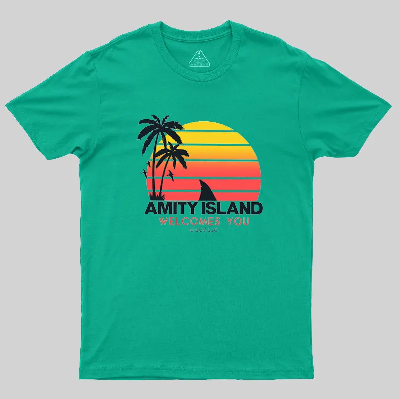 Amity Island Geek T-Shirt - Image 8