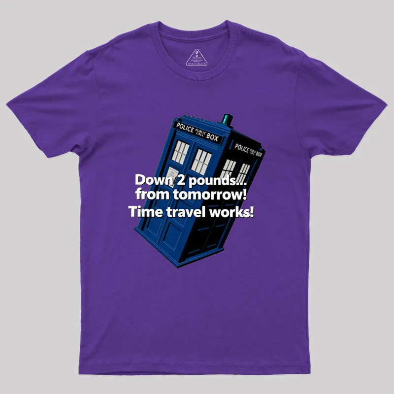 Down 2 Pounds From Tomorrow Geek T-Shirt - Image 6