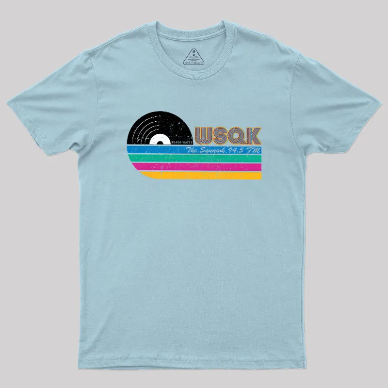 Retro WSQK Geek T-Shirt - Image 10