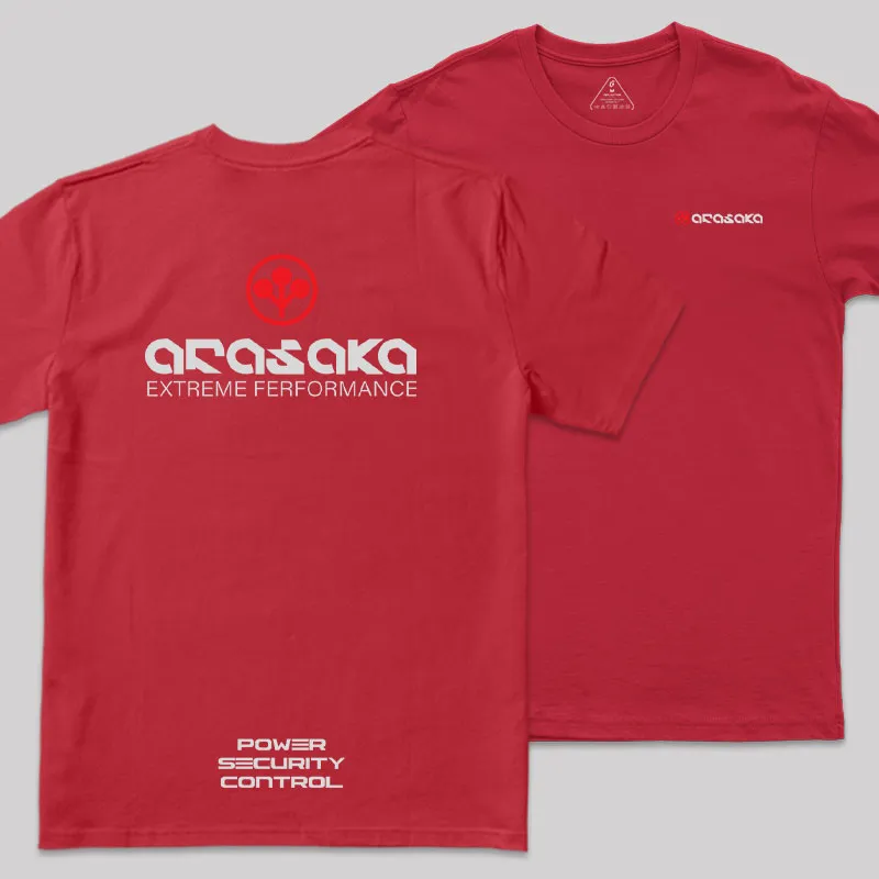 Arasaka Front and Back Printed Geek T-Shirt - Image 7
