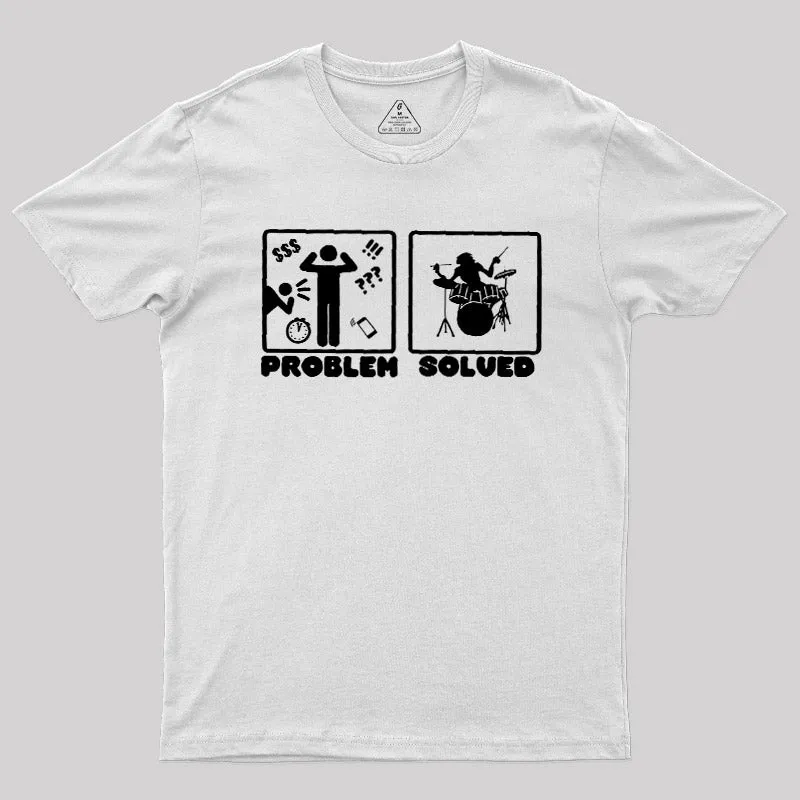 Stress Relief Through Music Geek T-Shirt - Image 11