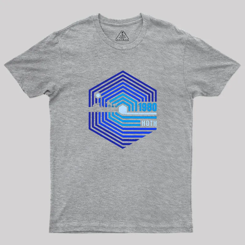 Retro Ice Planet Geek T-Shirt - Image 3