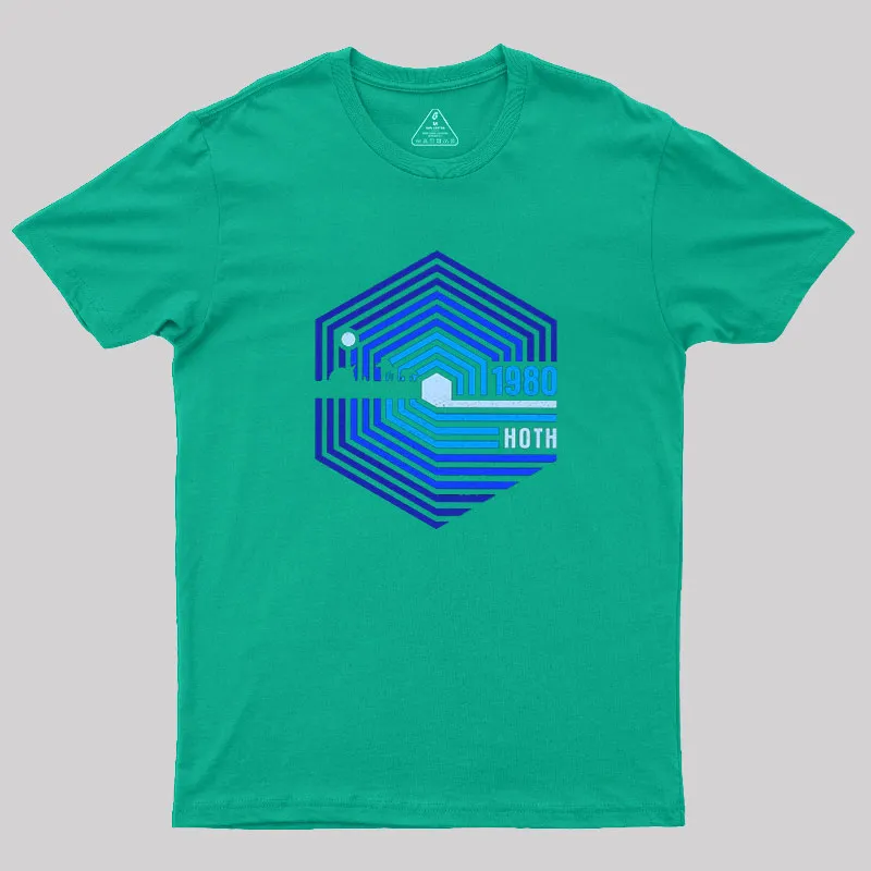 Retro Ice Planet Geek T-Shirt - Image 9