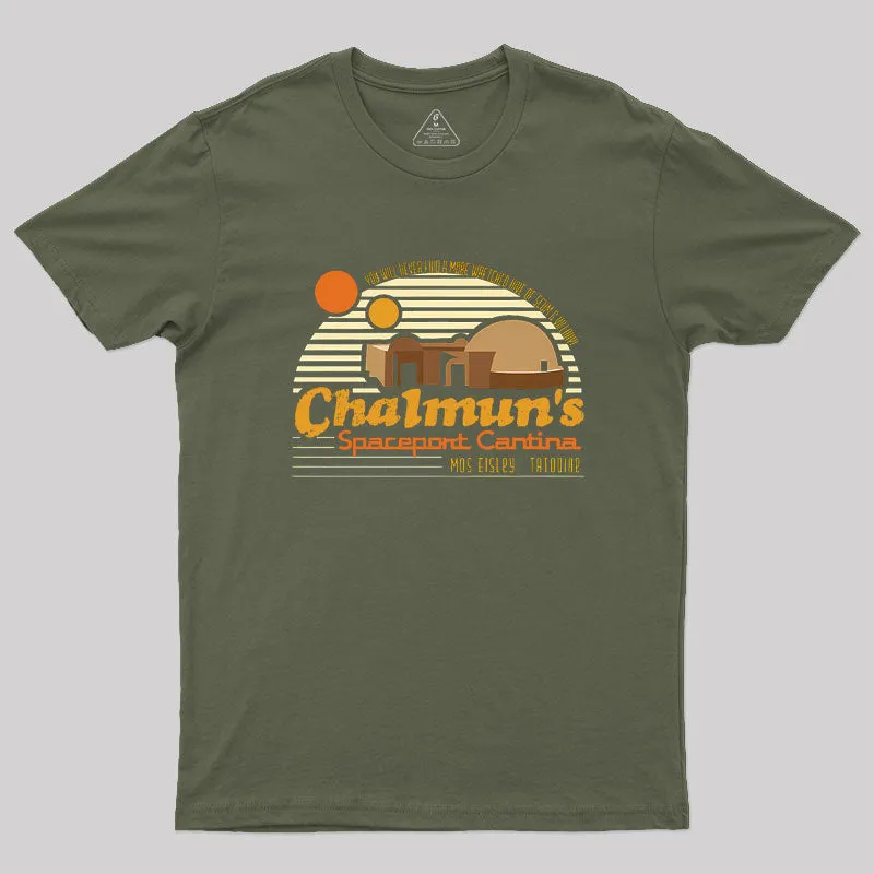 Chalmun's Spaceport Cantina Geek T-Shirt - Image 3