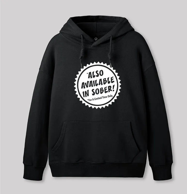 Alternative view of Also Available In Sober Geek Hoodie