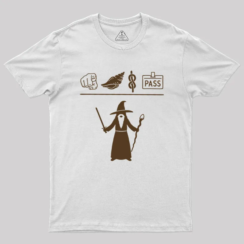 Wizard Hieroglyphs Geek T-Shirt - Image 7
