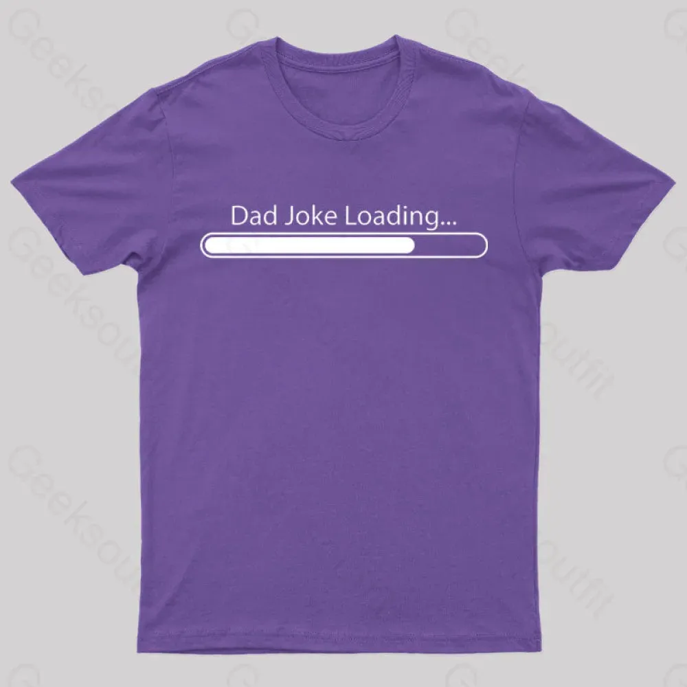 Dad Joke Loading Geek T-Shirt - Image 2