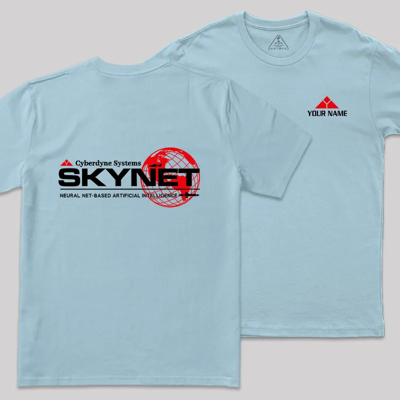 Personalized Classic Skynet Geek T-Shirt - Image 9