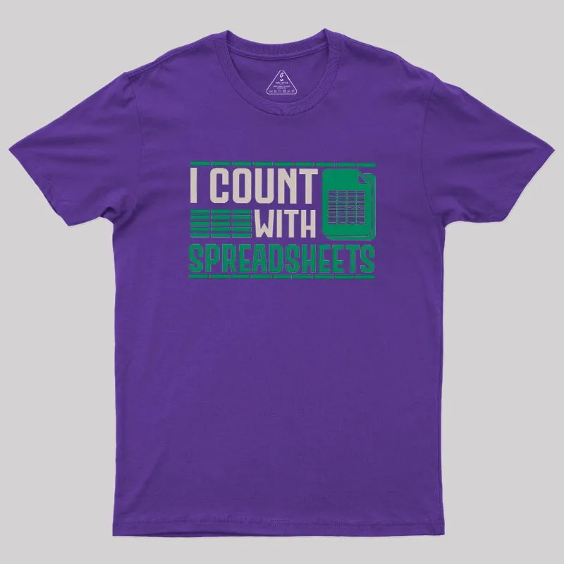Funny Spreadsheet Accountant Geek T-Shirt - Image 6