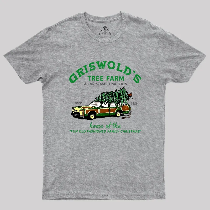 Griswold's Tree Farm Family Christmas Desde 1989 Geek T-Shirt - Image 2