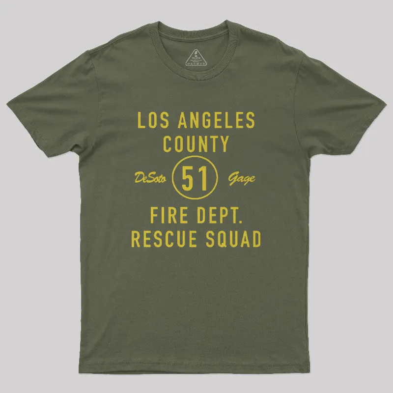 Emergency Squad 51 Geek T-Shirt - Image 4