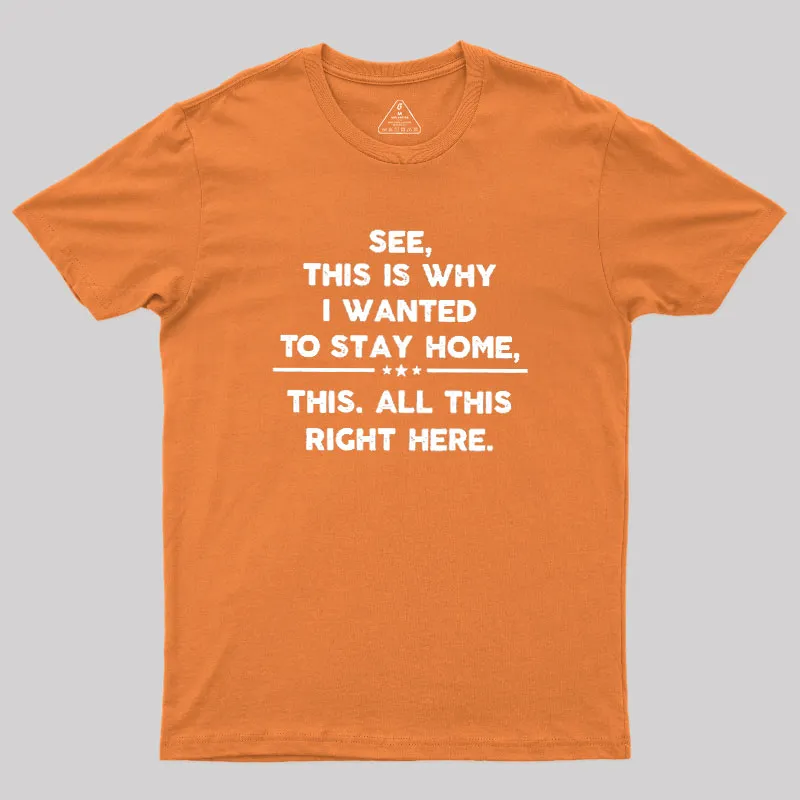 See This Is Why I Wanted To Stay home Geek T-Shirt - Image 7