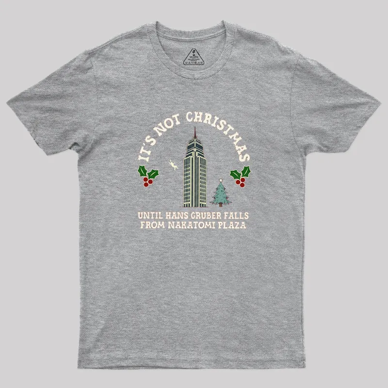 Hans Gruber Christmas Geek T-Shirt - Image 4