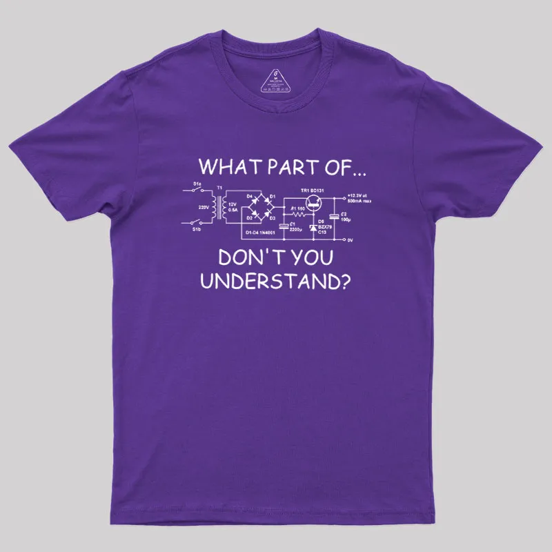 What Part Dont You Understand Geek T-Shirt - Image 6