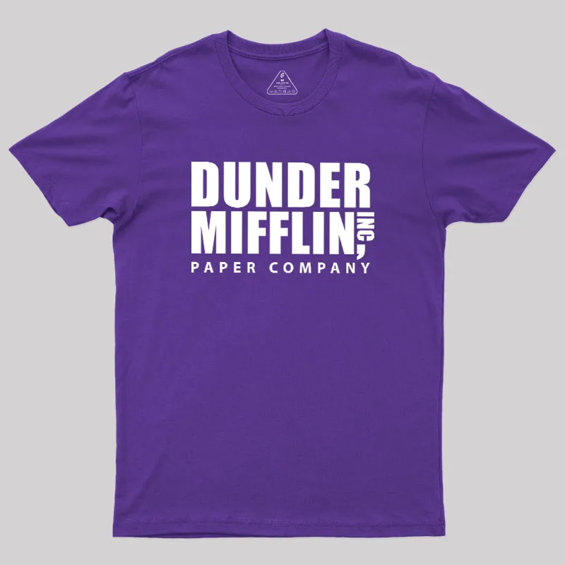 Dunder Mifflin Geek T-Shirt - Image 6