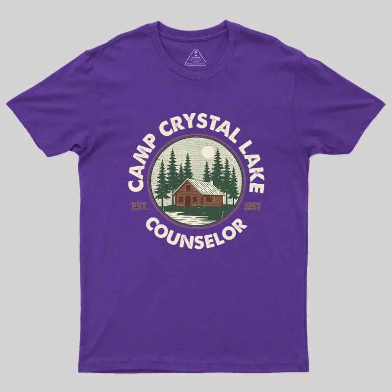 Camp Crystal Lake Geek T-Shirt - Image 6