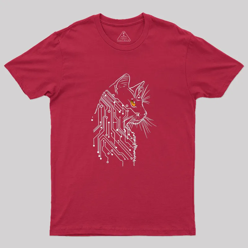 Cat Of Tomorrow Geek T-Shirt - Image 5