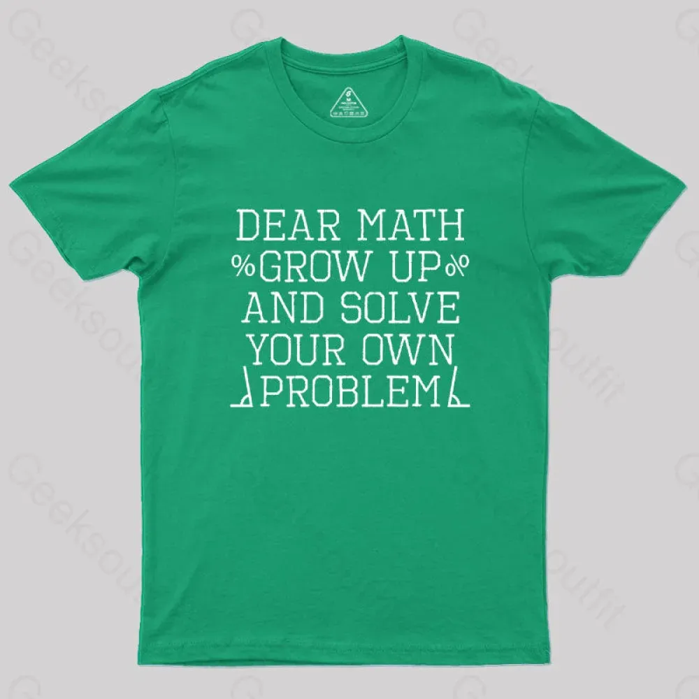 dear math Geek T-Shirt - Image 9