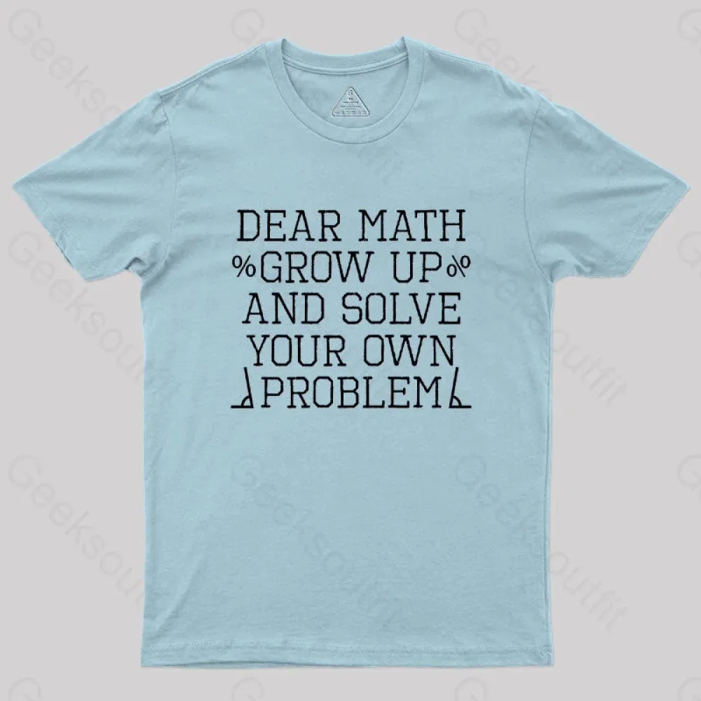 dear math Geek T-Shirt - Image 10