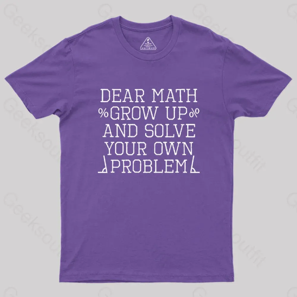 dear math Geek T-Shirt - Image 6