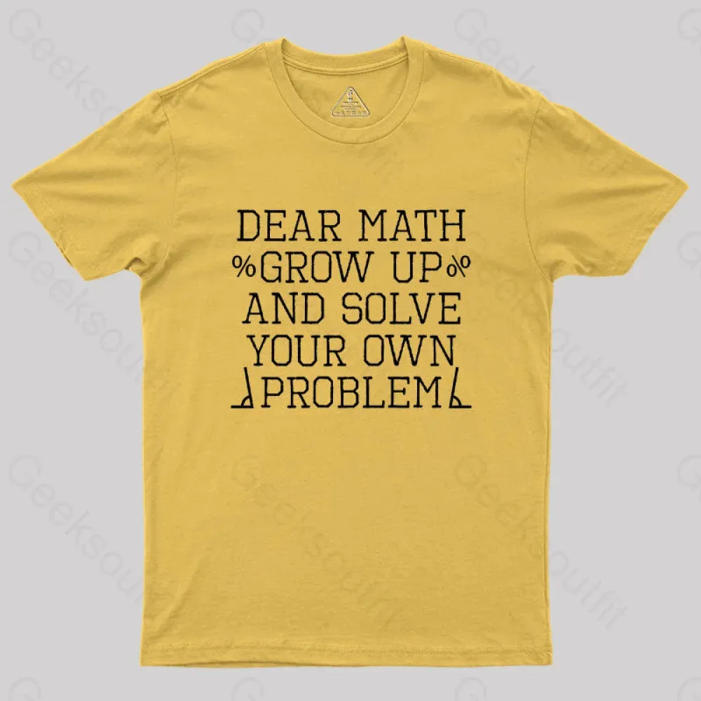 dear math Geek T-Shirt - Image 8