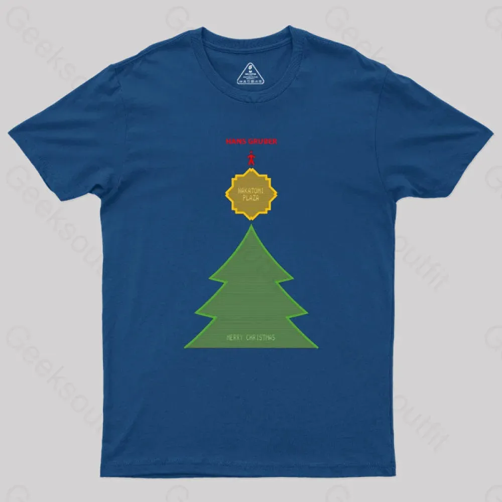 Alternative view of Die Hard Hans Gruber Festive Cheer Geek T-Shirt