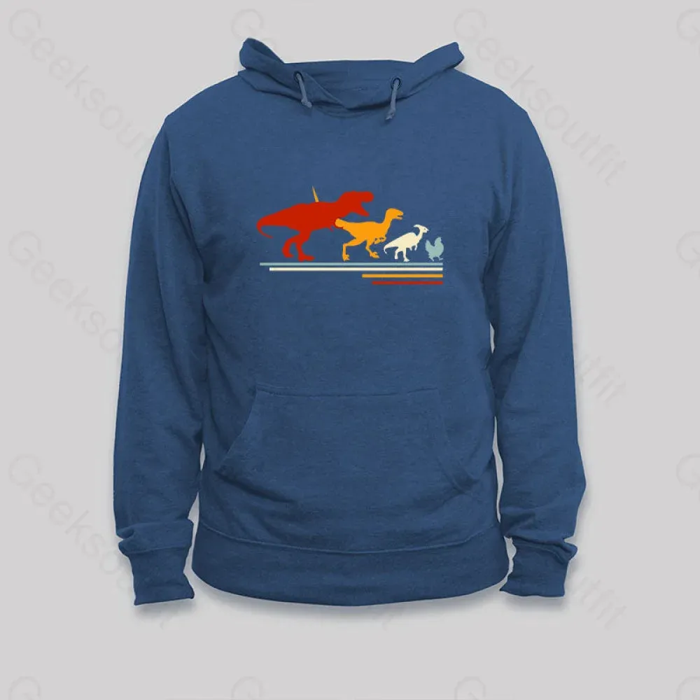 Alternative view of Dinosaur Evolution Hoodie