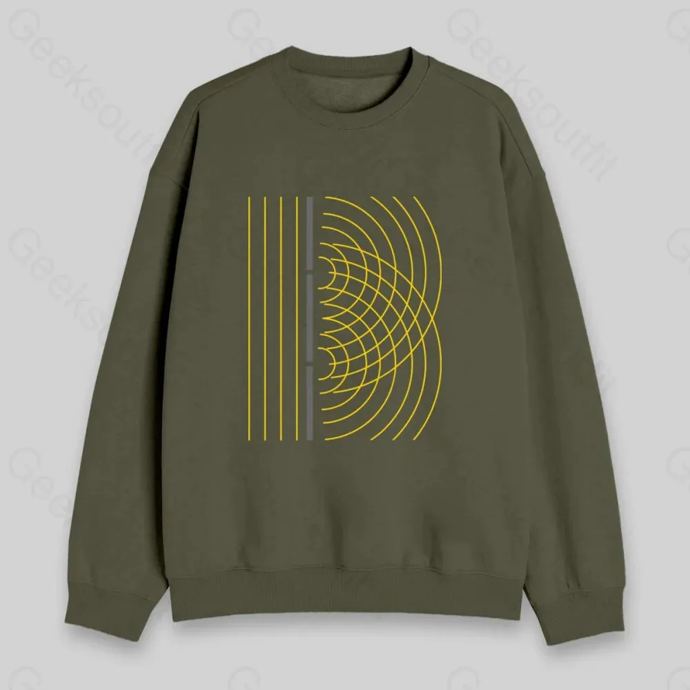 Double Slit Light Wave Particle Science Experiment Sweatshirt - Image 5