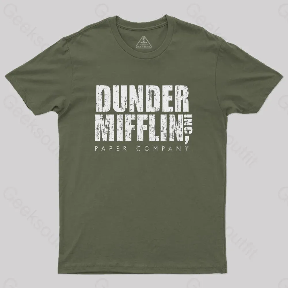 Dunder Mifflin Paper Company Nerd T-Shirt - Image 3