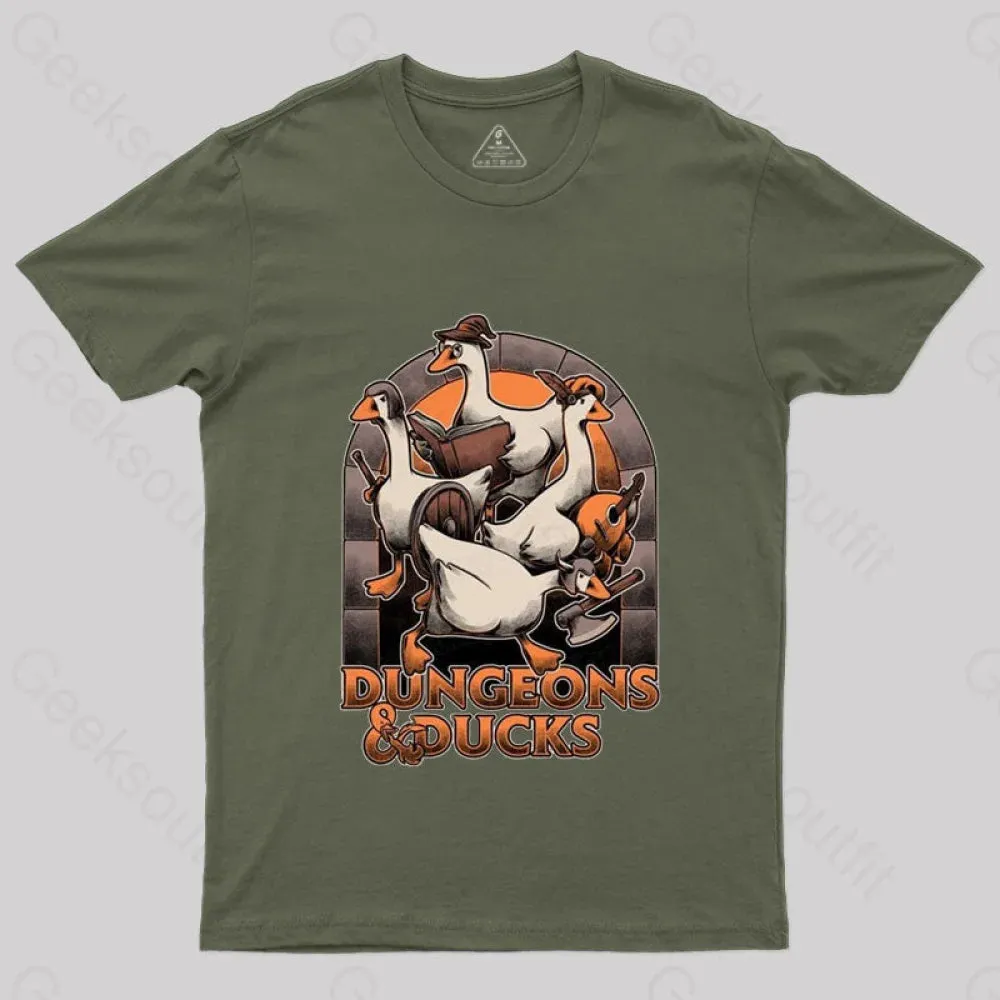 Dungeons & Ducks Nerd T-Shirt - Image 3