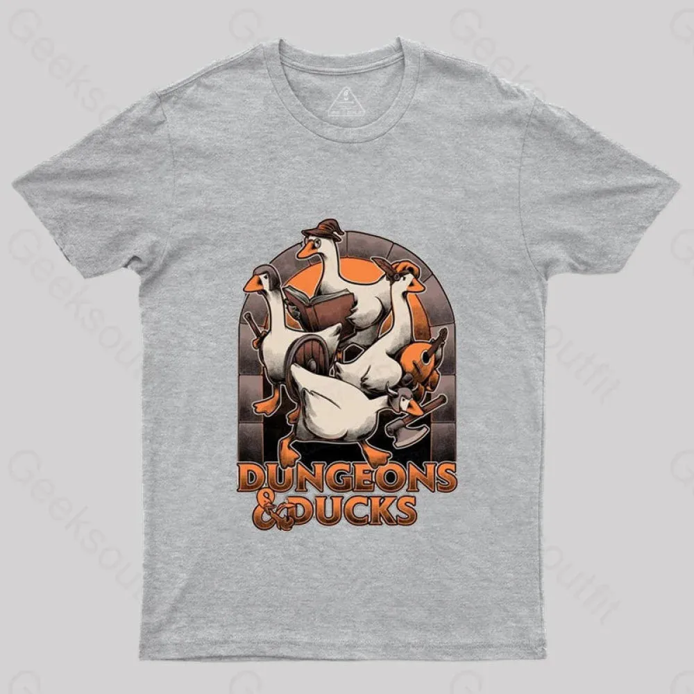 Dungeons & Ducks Nerd T-Shirt - Image 4