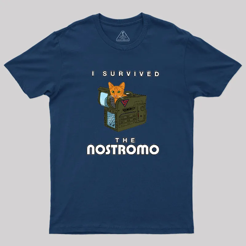 Alternative view of I Survived The Nostromo Geek T-Shirt