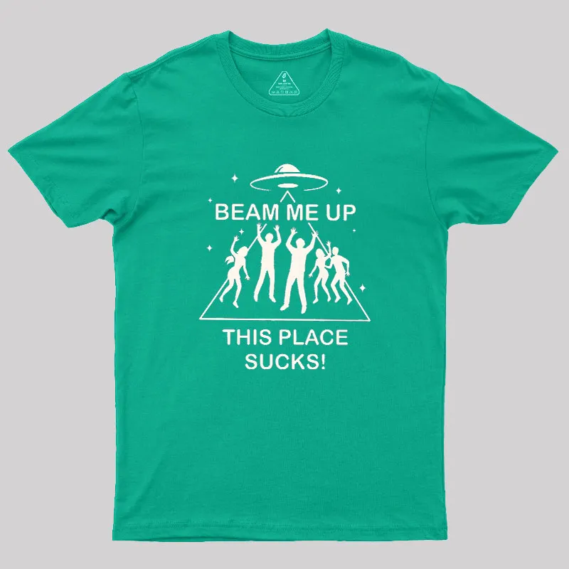 Beam Me Up Geek T-Shirt - Image 9
